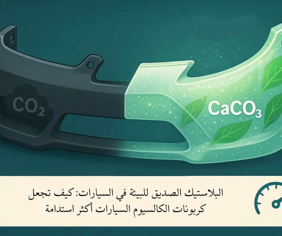 كيف يجعل كربونات الكالسيوم السيارات أكثر استدامة